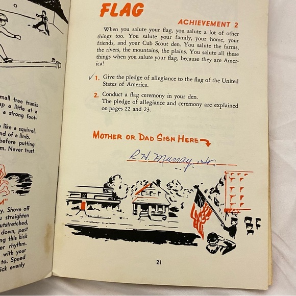 Old Vtg 1954 WOLF CUB SCOUT BOOK BOY SCOUTS AMERICA HANDBOOK - Picture 6 of 12